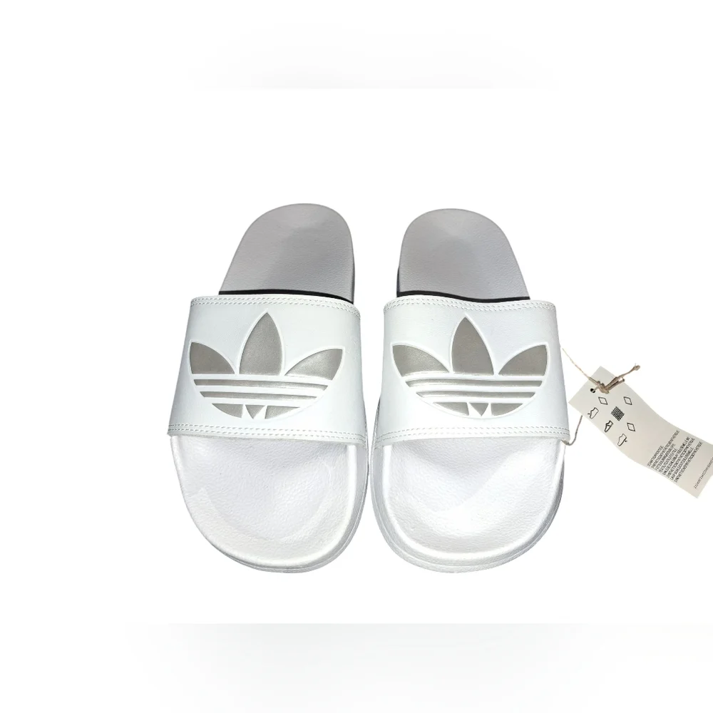 🆕adidas Original Adilette Lite Slides White Sz 7 - Picture 1 of 6
